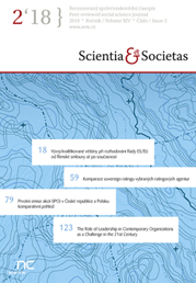 					View Vol. 14 No. 2 (2018): Scientia et Societas - 2 * XIV * 2018
				